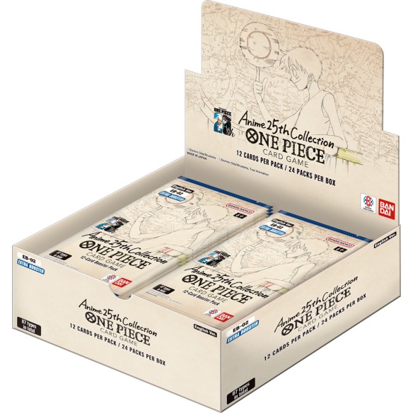 One Piece Card Game - Extra Booster - Anime 25th Collection EB-02 - Display da 24 Buste (ENG)